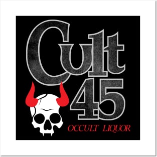 Cult 45: Occult Dark Liquor Posters and Art